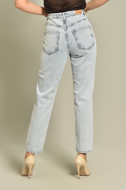 Blue ice draft jean pants