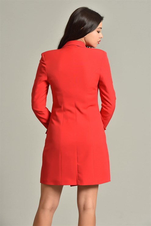 strapless open back dress Blazer Dress Set – The Line Up main image 1