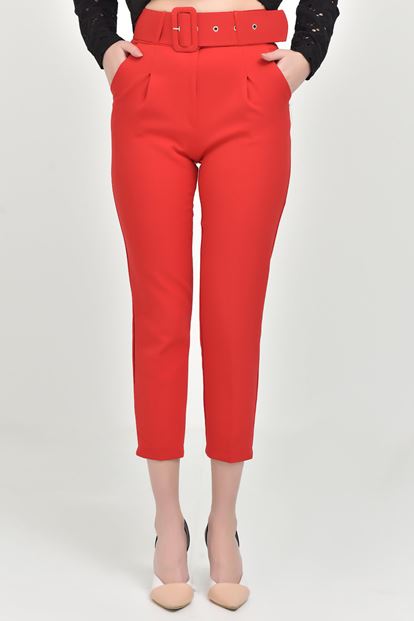 Arched Red Pants