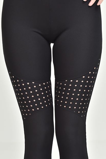 Detailed Sports Leggings in Black File