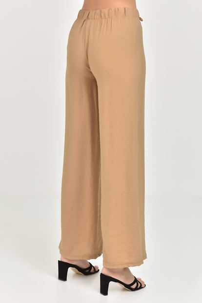 Taba Bol Paça Keten Pantolon