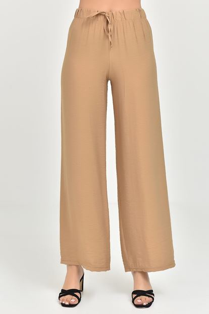 Taba Bol Paça Keten Pantolon