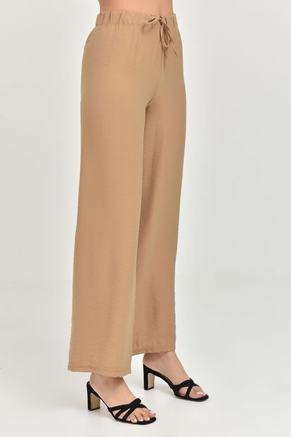 Taba Bol Paça Keten Pantolon