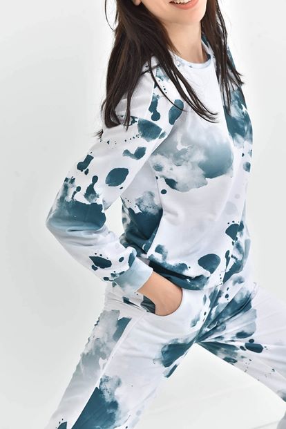 Yeşil Batik Desen Eşofman Takımi