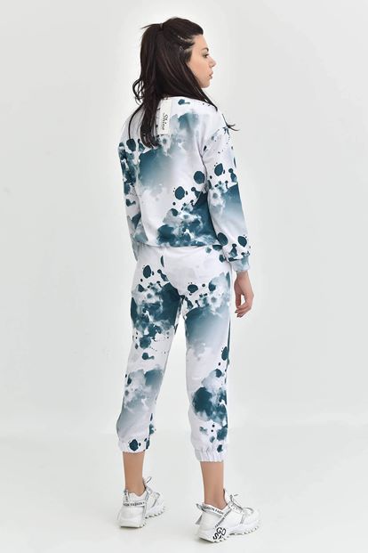 Yeşil Batik Desen Eşofman Takımi