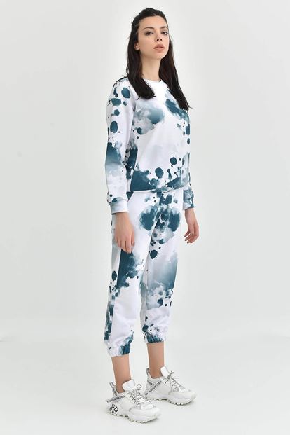 Yeşil Batik Desen Eşofman Takımi