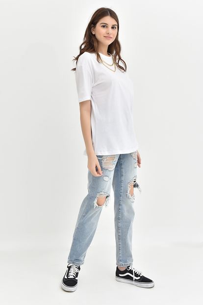 White Side Chain T-Shirt