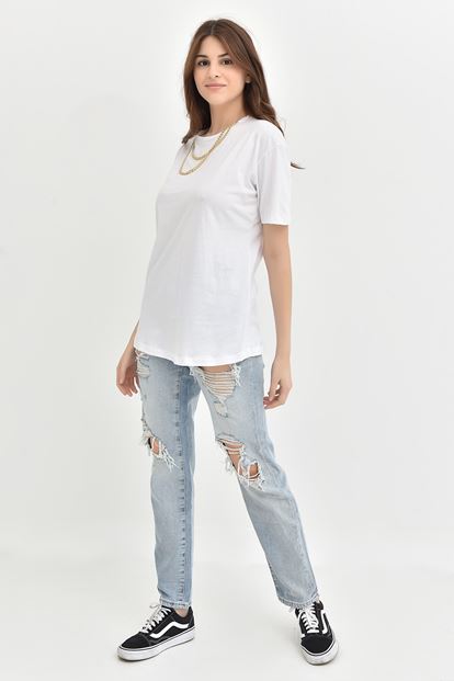 White Side Chain T-Shirt