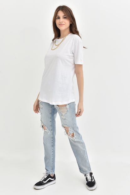 White Side Chain T-Shirt