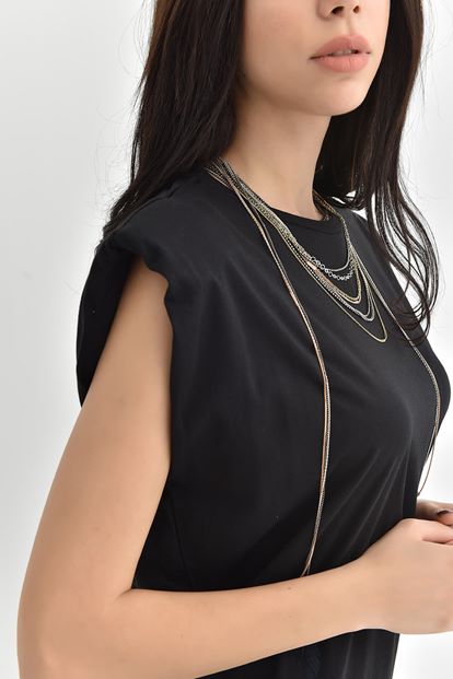 Black cabin dress