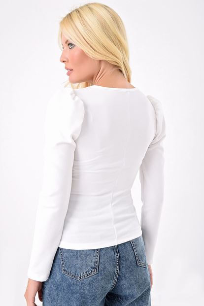 Submersible Fabric White Blouse