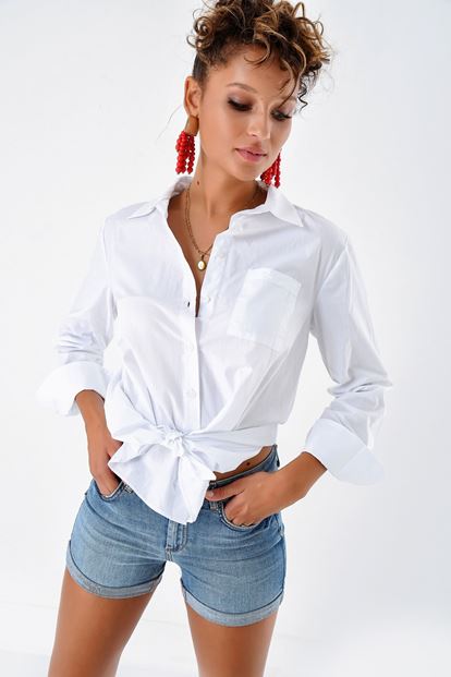 White Asymmetric Bonds must Shirts
