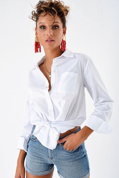 White Asymmetric Bonds must Shirts