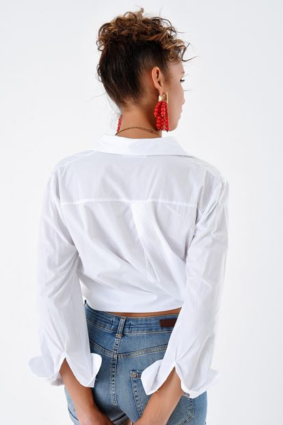 White Asymmetric Bonds must Shirts