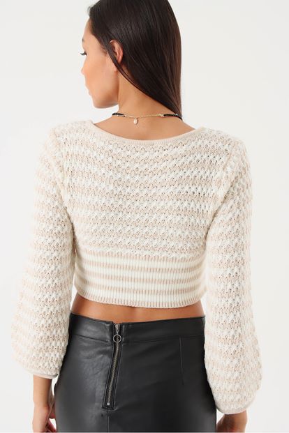 Beige Knitwear Sweater