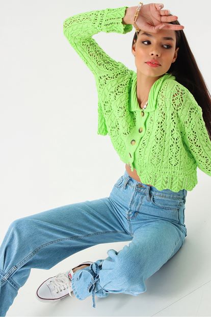 Blue wrists Bagcikli Spanish trand jeans