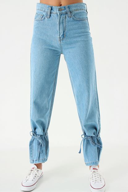 Blue wrists Bagcikli Spanish trand jeans