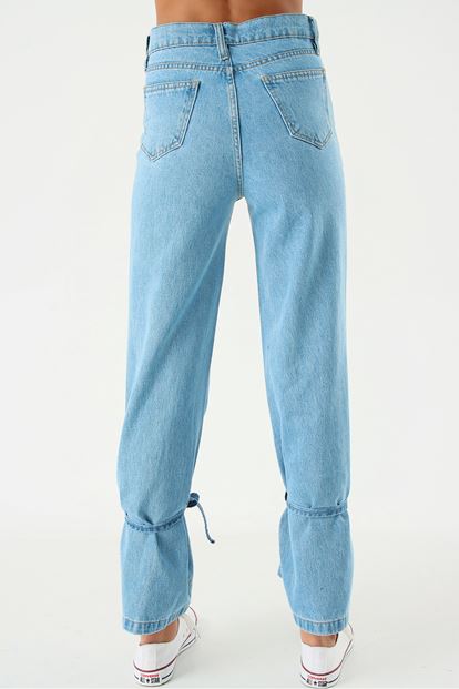 Blue wrists Bagcikli Spanish trand jeans