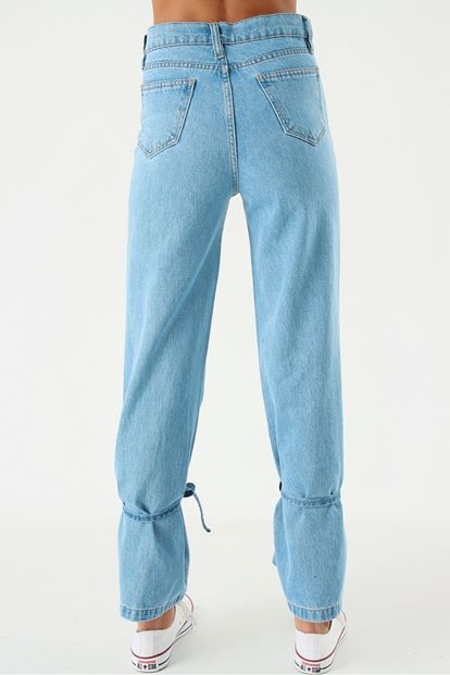 Blue wrists Bagcikli Spanish trand jeans