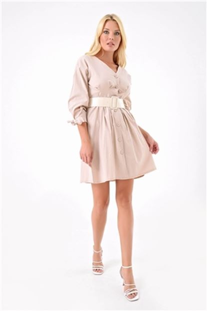 Arched Cream Dress
