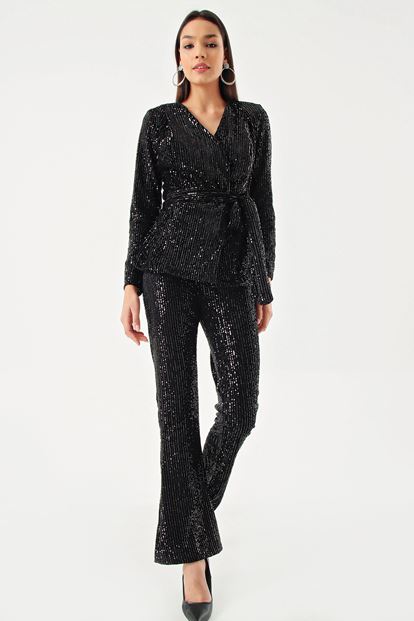 Siyah Ceket Pantolon Takım