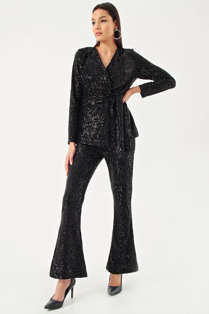 Siyah Ceket Pantolon Takım