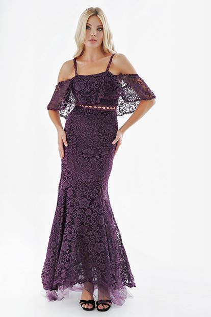 Plum Design Evening Dress