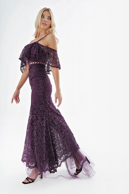 Plum Design Evening Dress