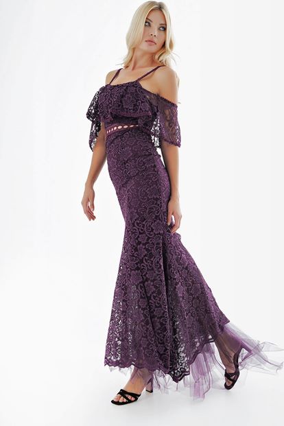 Plum Design Evening Dress