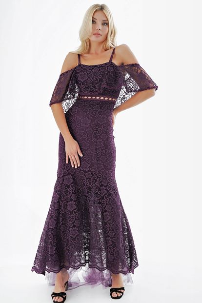 Plum Design Evening Dress