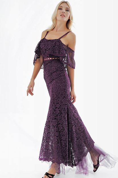 Plum Design Evening Dress