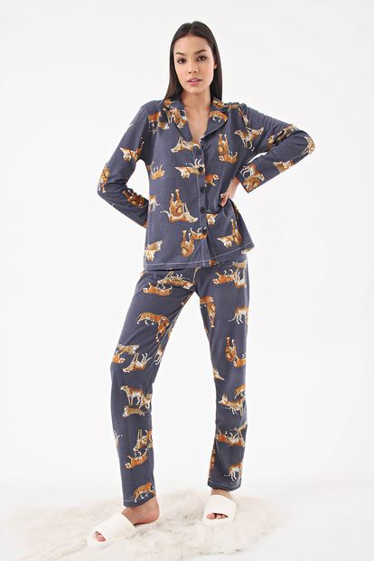 AnTreat Tiger Pattern Pajamas Team