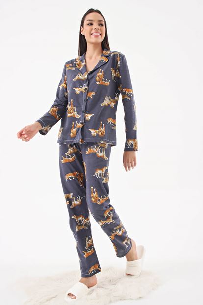 AnTreat Tiger Pattern Pajamas Team