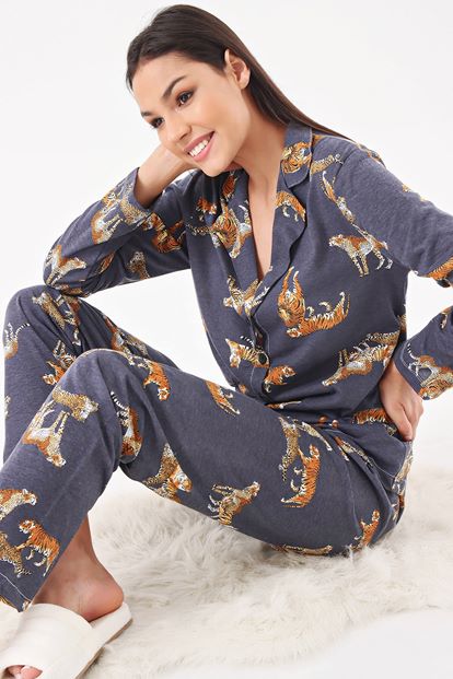 AnTreat Tiger Pattern Pajamas Team