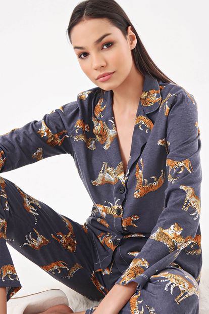 AnTreat Tiger Pattern Pajamas Team