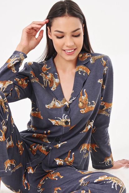 AnTreat Tiger Pattern Pajamas Team