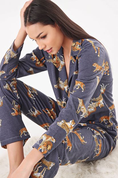 AnTreat Tiger Pattern Pajamas Team