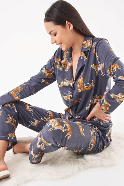 AnTreat Tiger Pattern Pajamas Team