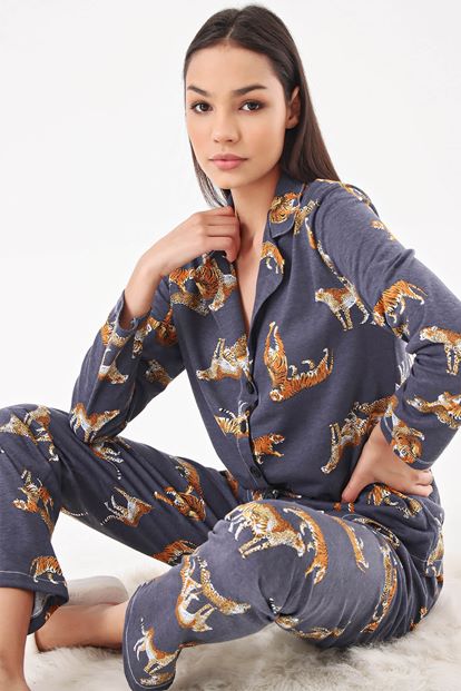 AnTreat Tiger Pattern Pajamas Team