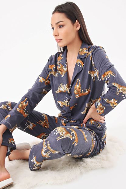 AnTreat Tiger Pattern Pajamas Team