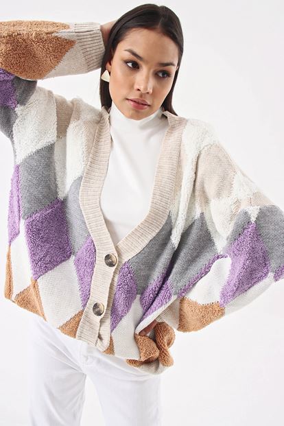 Krem Baklava Desen Hirka