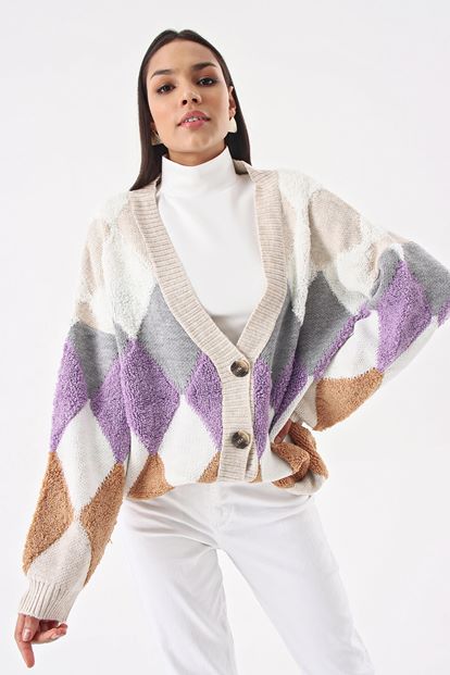 Krem Baklava Desen Hirka