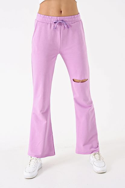 Lila Torn Detailed Tracksuit Alti