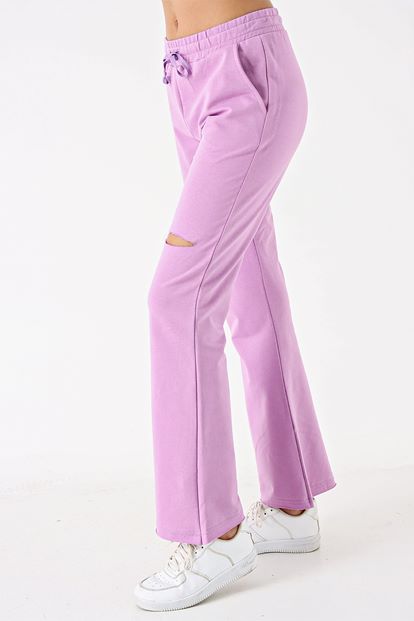 Lila Torn Detailed Tracksuit Alti