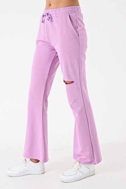 Lila Torn Detailed Tracksuit Alti