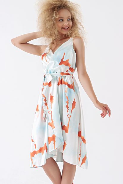 Green rope hanging dress