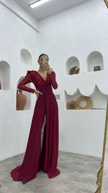 Combinaison en mousseline de soie brodée brodée de Bourgogne