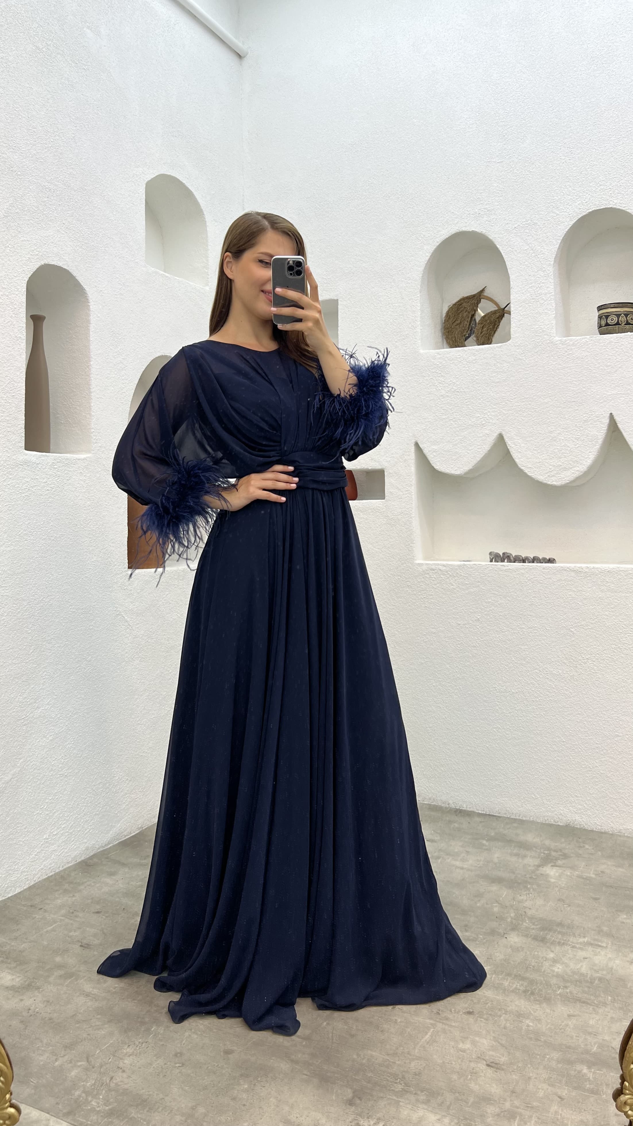 navy blue plus size evening dress Bridesmaid dressesLace - Chiffon Bridesmaid - Navy Bridesmaid Gown with V-Neck - Multiple Colors lace up back or zipper back are all available Hfyihgf Plus Size Dresses for