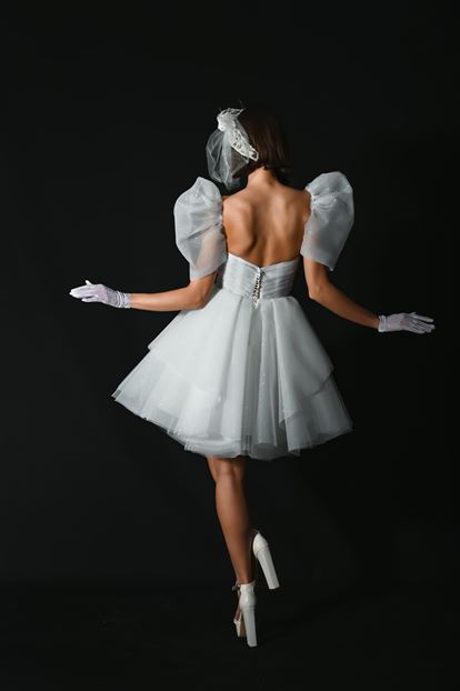 Karpuz Kol Mini Gelinlik