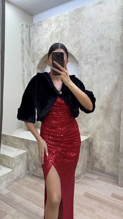 Black Bolero Design Fur
